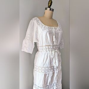1970s Vintage Mexican Wedding Dress - Size 4-6